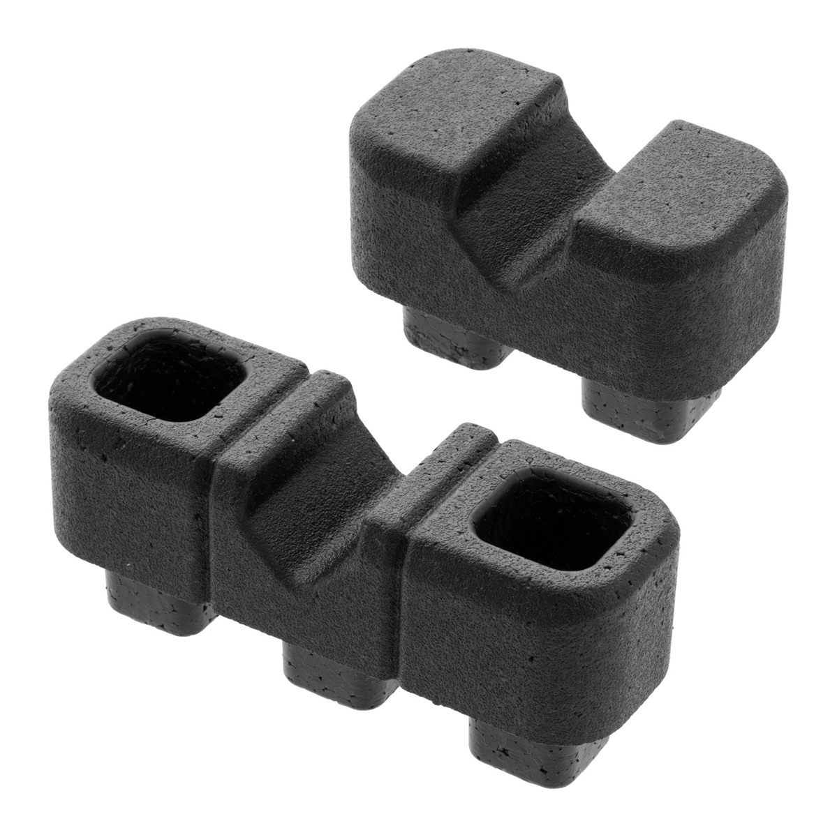 Magpul MAG1367-BLK Daka Block Kit Includes Double (2) Triple Black Polyprop