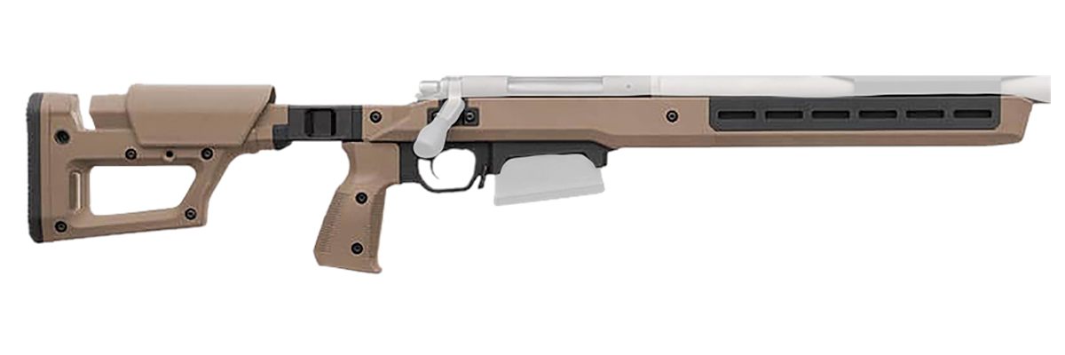 Magpul MAG1380FDE Pro 700 Lite LA Flat Dark Earth Long Action Ambidextrous