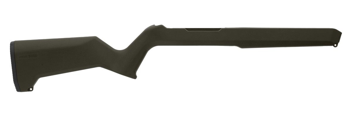 Magpul MAG1428ODG MOE X-22 Stock Olive Drab Green Synthetic Fits Ruger 10/2