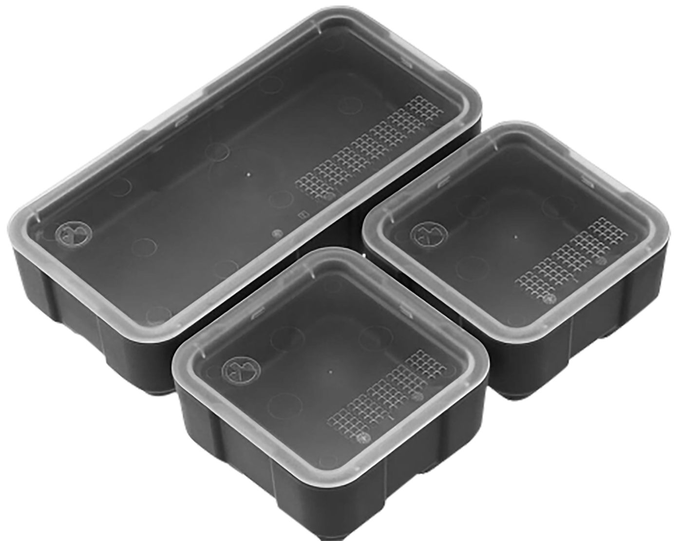 Magpul Daka Bins for Grid Organizer System, 2x2 and 2x4 Set, Black