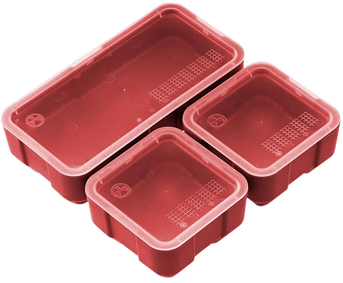 Magpul Daka Bins for Grid Organizer System, 2x2 and 2x4 Set, Red