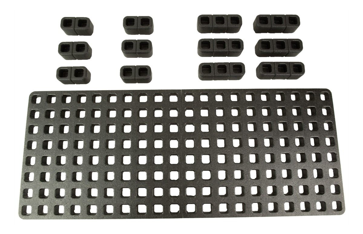 Magpul MAG1456BLK DAKA Grid Organizer Black Polypropylene view 2
