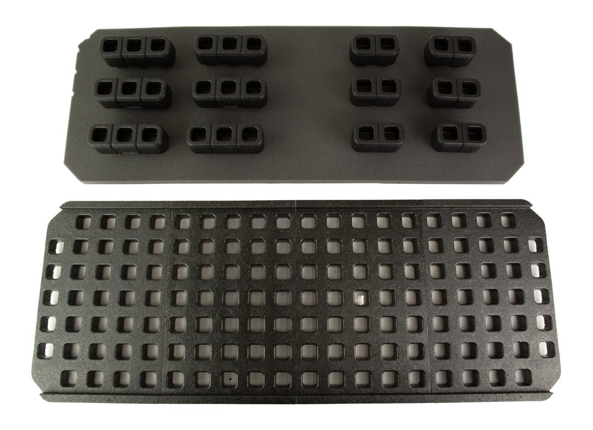 Magpul MAG1458BLK DAKA Grid Organizer Black Polypropylene view 2