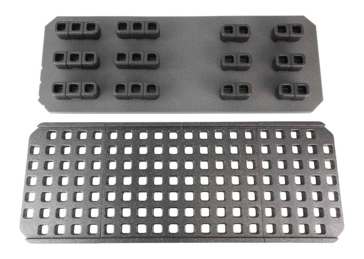 Magpul MAG1460BLK DAKA Grid Organizer Black Polypropylene view 2