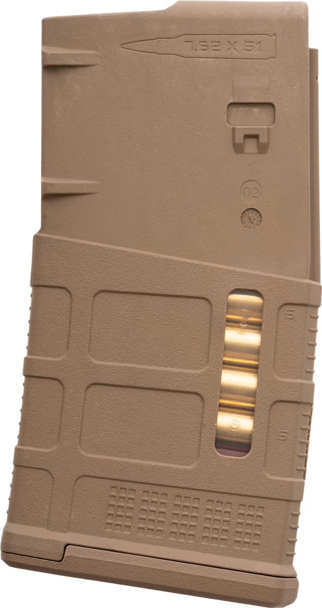 Magpul PMAG LR/SR Gen M3 for SR25/M110 Rifle Magazine Medium Coyote Tan 7.6 view 2