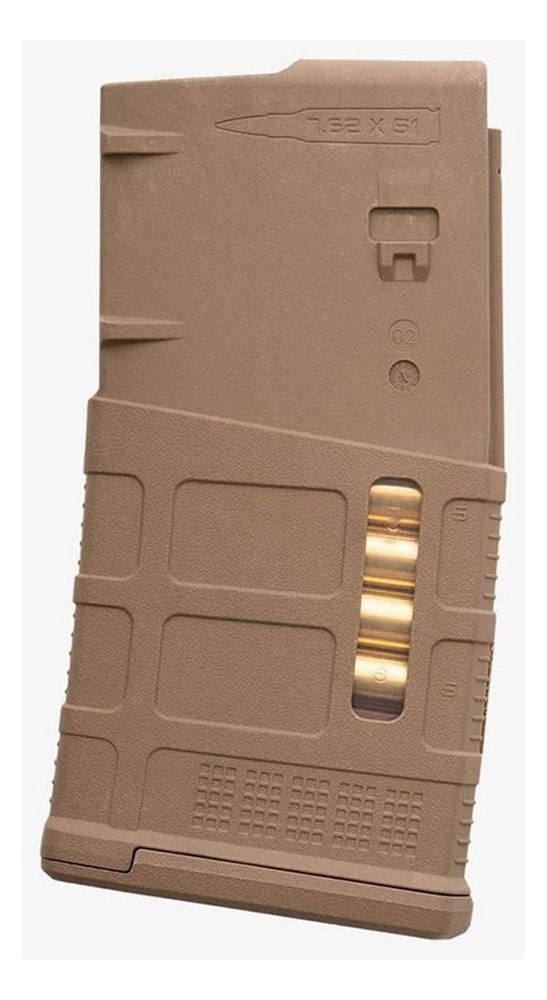 Magpul PMAG LR/SR Gen M3 for SR25/M110 Rifle Magazine Medium Coyote Tan 7.6 view 3