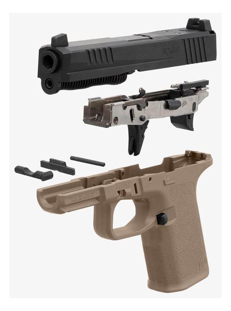 Magpul MAG1436-FDE EHG RG9 Grip Flat Dark Earth Fits Ruger RXM Compact view 3