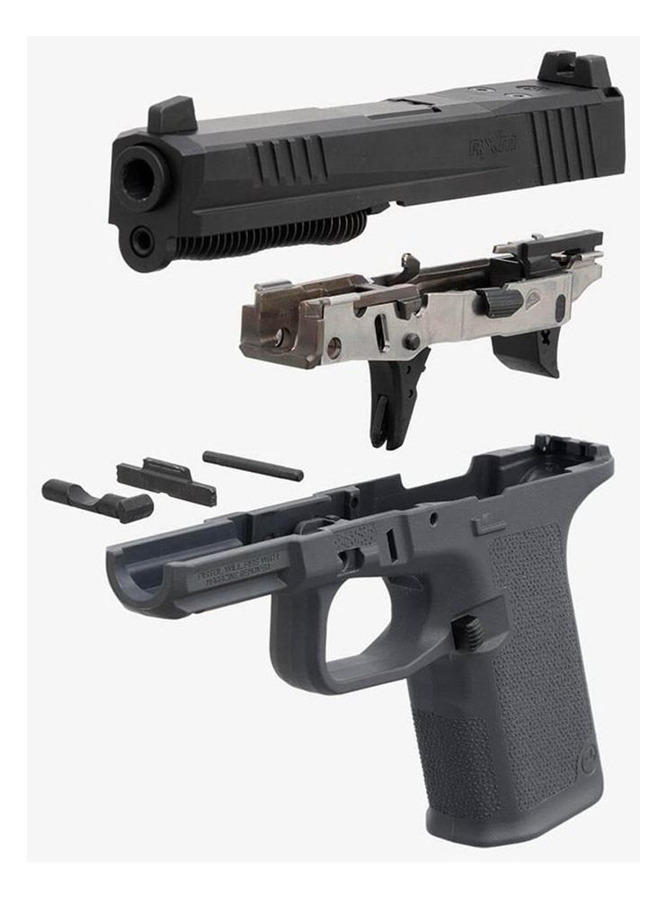 Magpul MAG1436-GRY EHG RG9 Grip Gray Fits Ruger RXM Compact view 3
