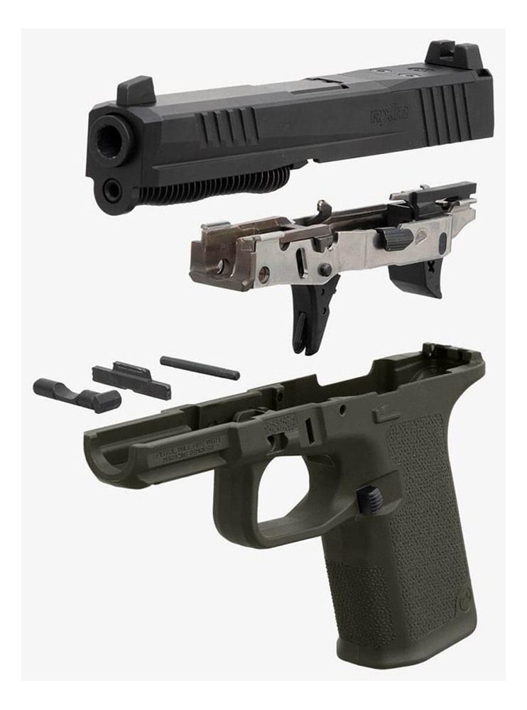 Magpul MAG1436-ODG EHG RG9 Grip Green Fits Ruger RXM Compact view 3