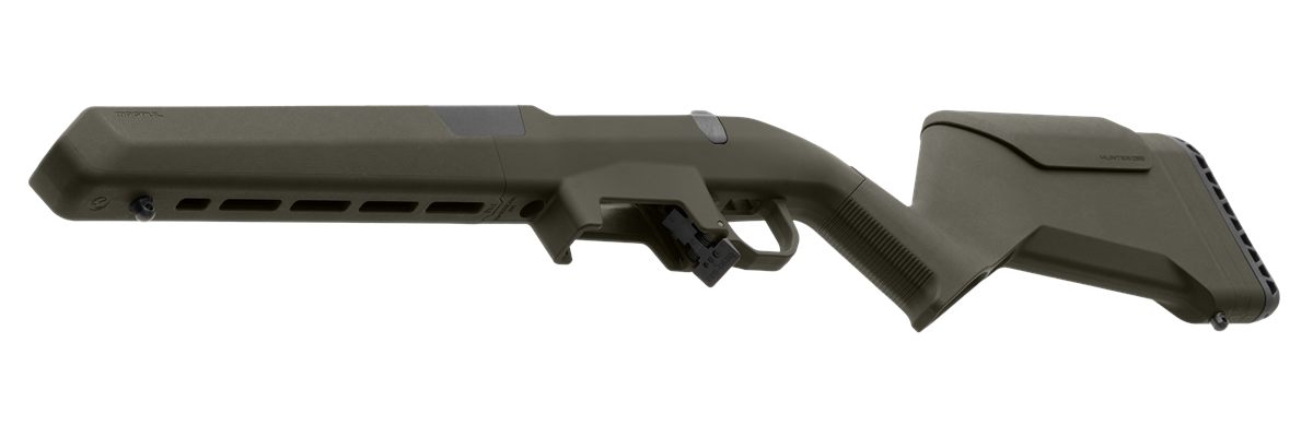 Magpul MAG1421ODG Hunter Lite Stock OD Green Fits Ruger American Short Acti