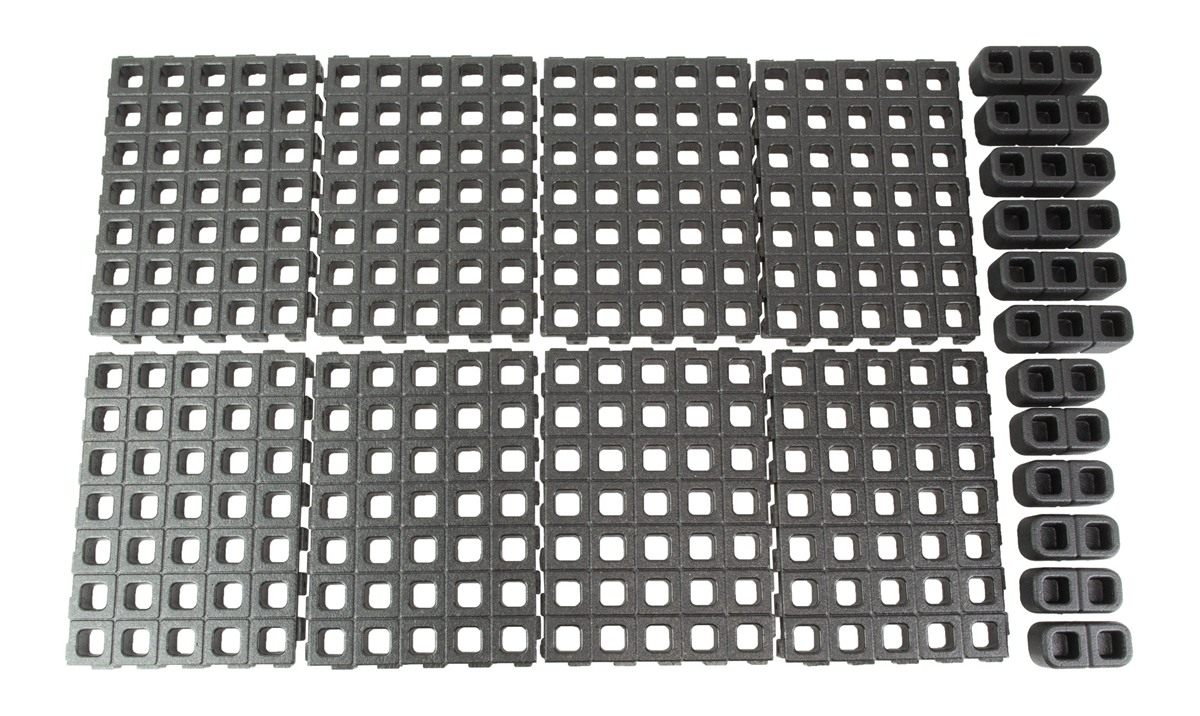 Magpul MAG1500-BLK DAKA Grid Organizer Black Polypropylene