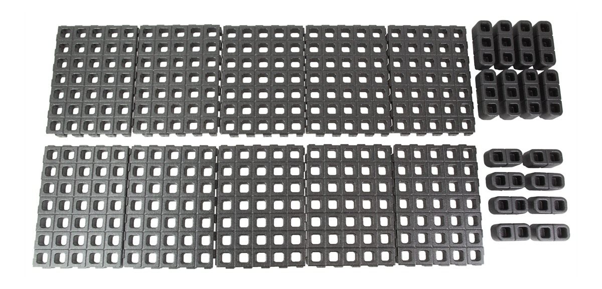 Magpul MAG1501-BLK DAKA Grid Organizer Black Polypropylene view 2