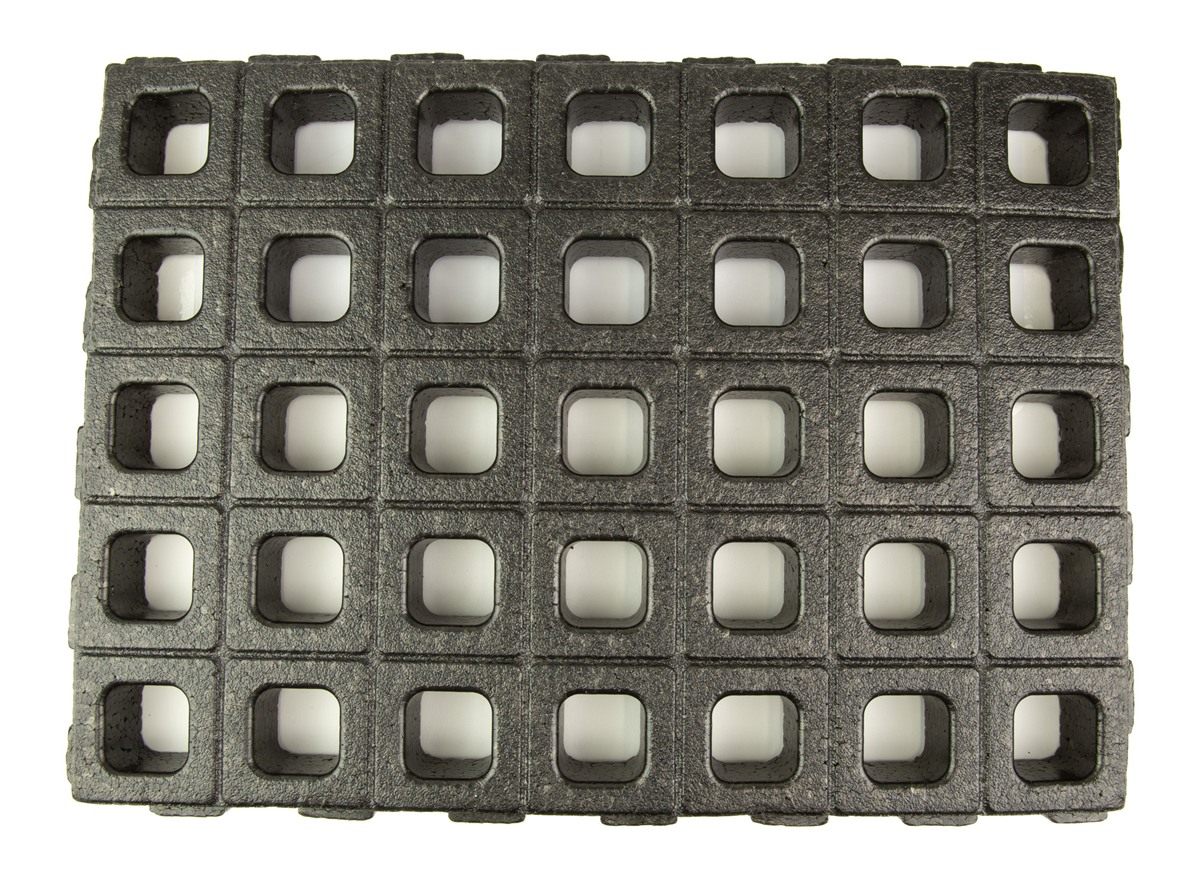 Magpul MAG1502-BLK DAKA Grid Organizer Replacement Black Polypropylene view 2