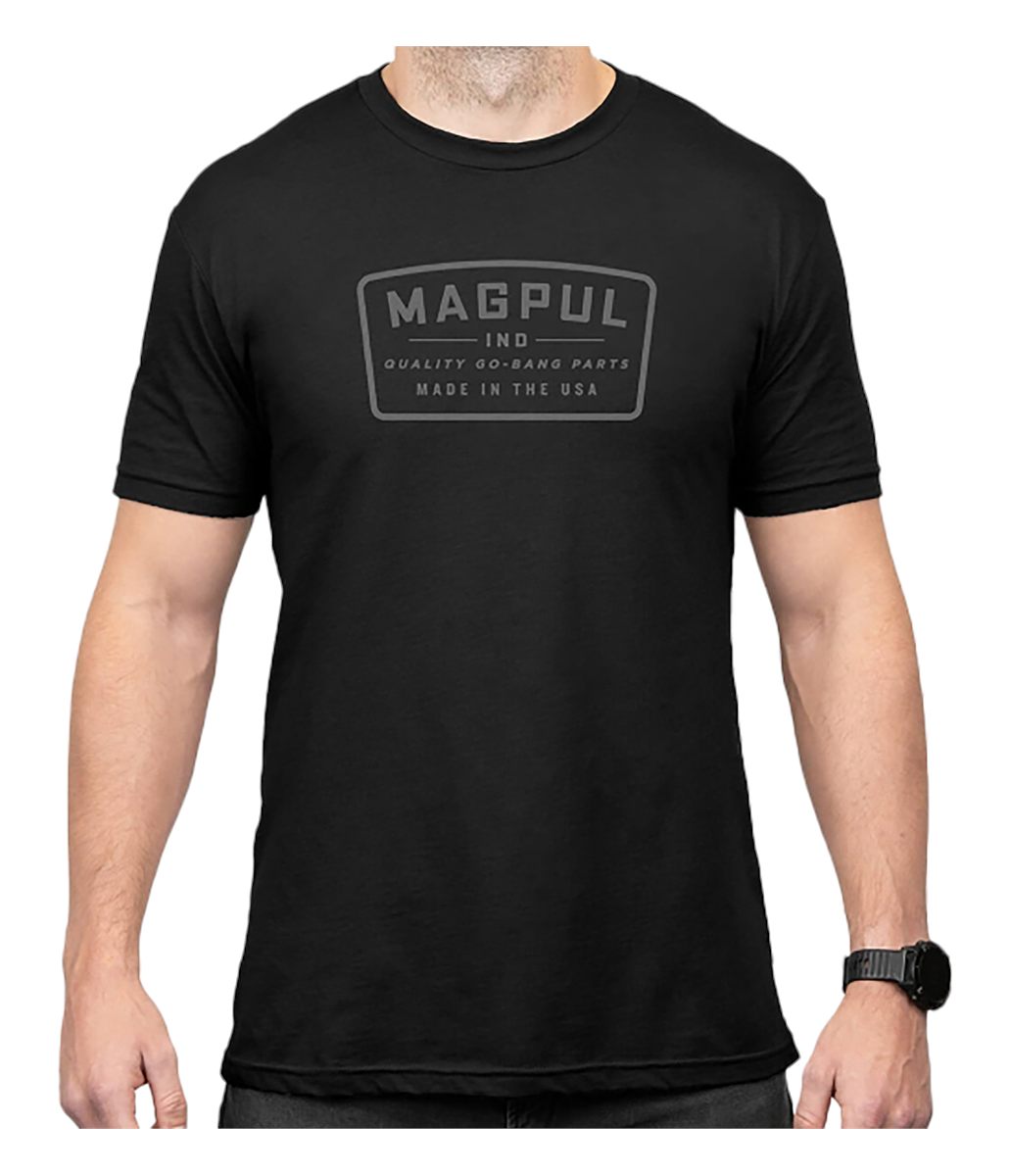 Magpul MAG1526-001-M Go Bang Parts Black Cotton/Polyester Short Sleeve Medi