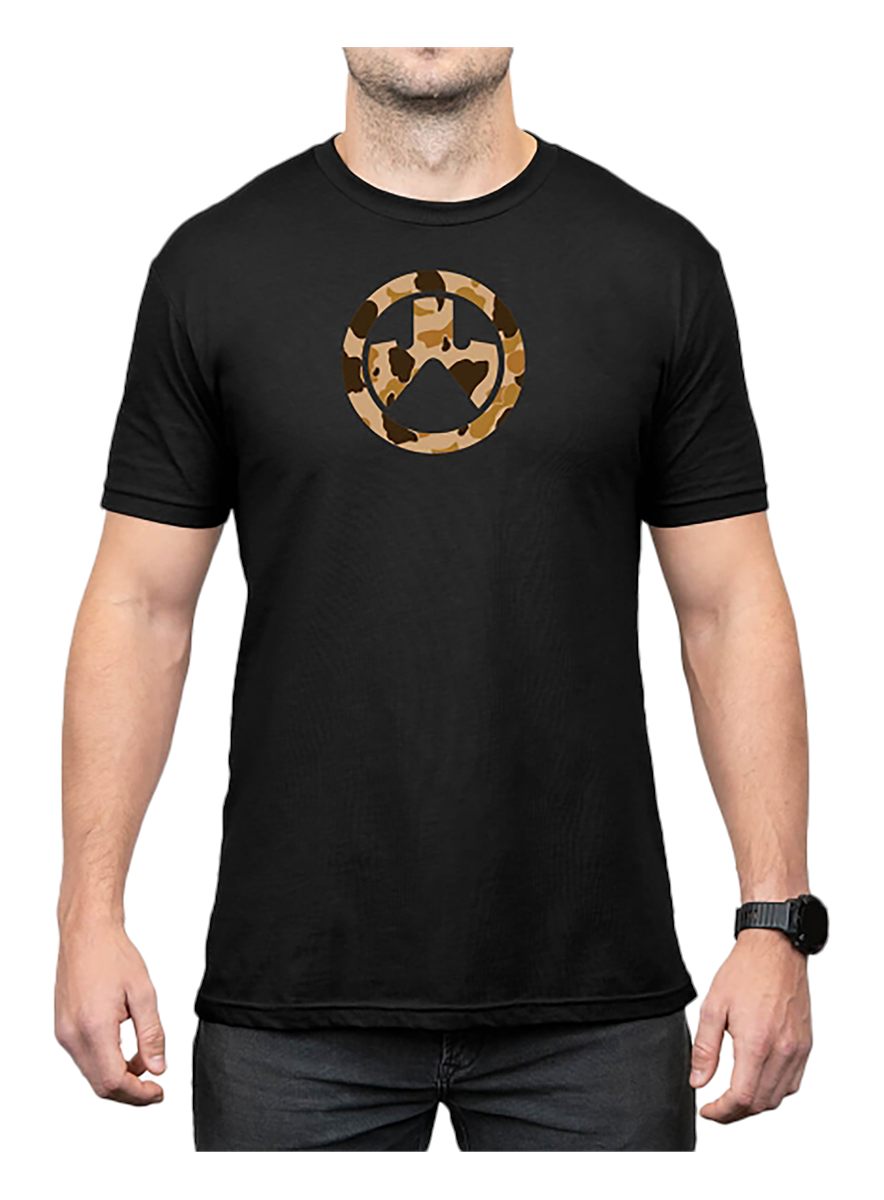 Magpul MAG1527-001-S Raider Camo Icon CVC Black Cotton/Polyester Short Slee