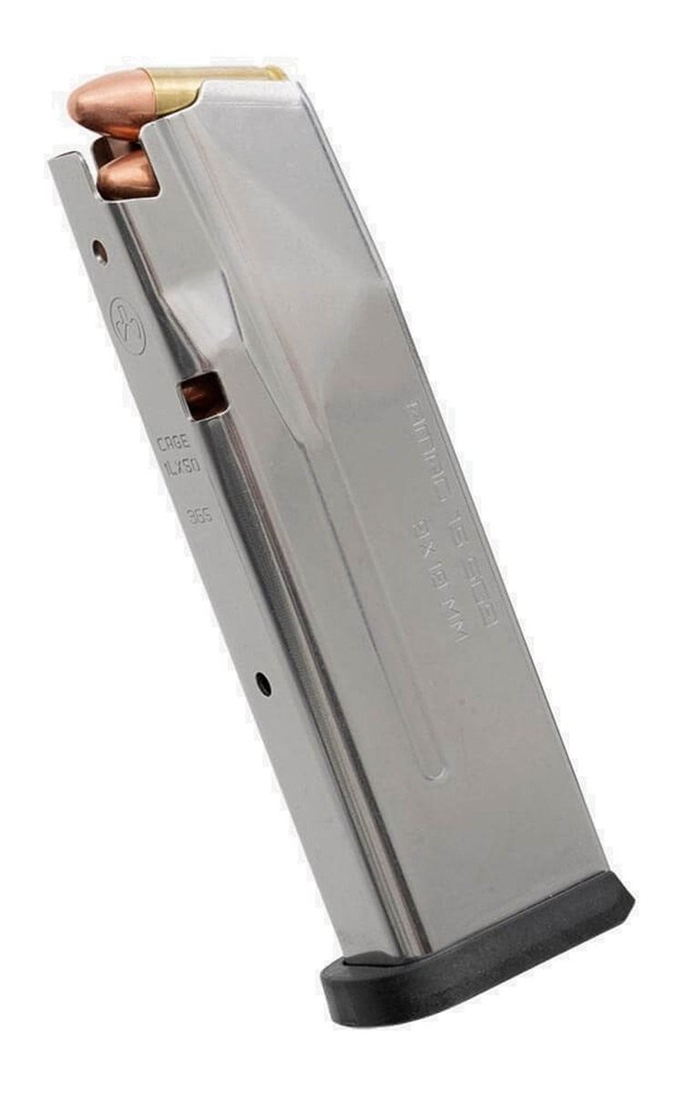 Magpul MAG1487SST Amag 15rd 9mm Fits Sig P365 Silver Stainless Steel