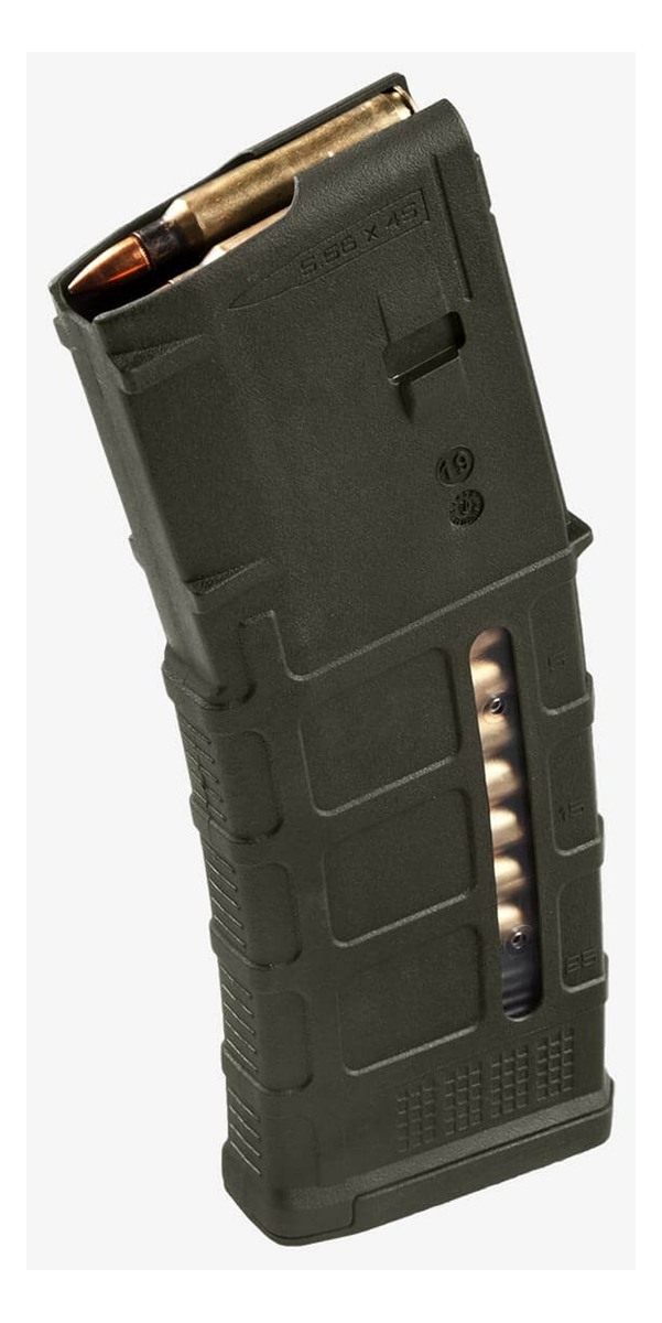 Magpul MAG556ODG PMAG Gen M3 Window 30rd 5.56x45mm/223 Rem OD Green Polymer