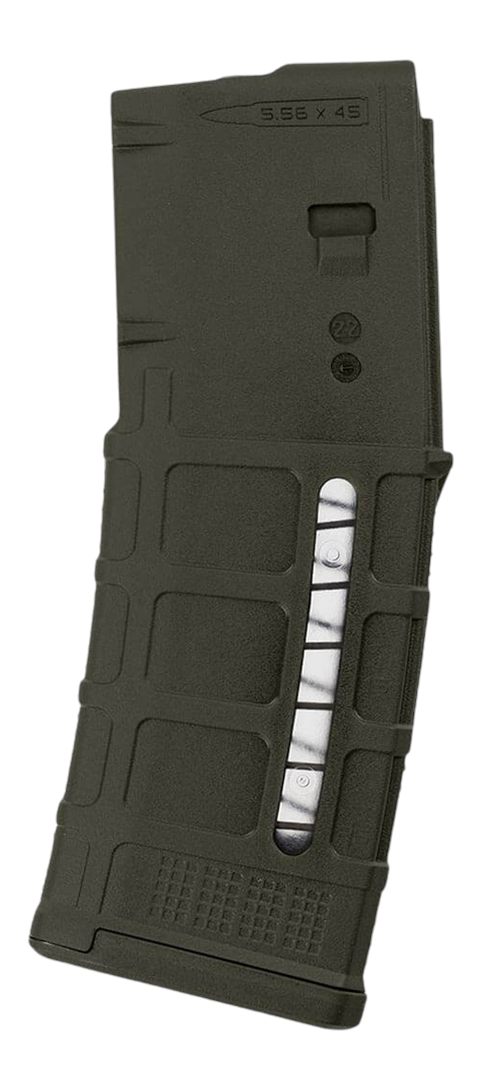 Magpul MAG556ODG PMAG Gen M3 Window 30rd 5.56x45mm/223 Rem OD Green Polymer view 2
