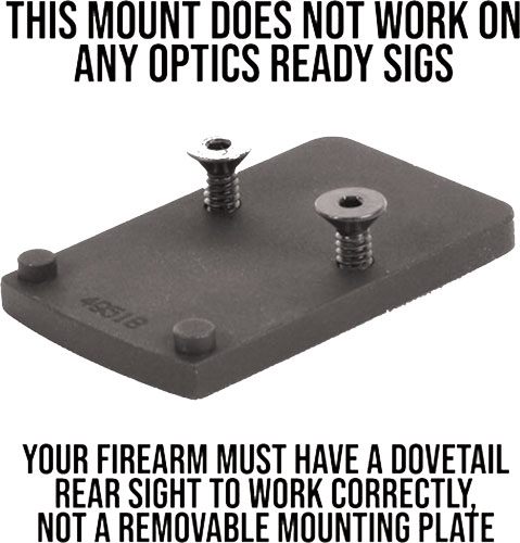 Evolution Gun Works EGW Scope Mount Trijicon RMR FOR SIG P220-229 320 Black