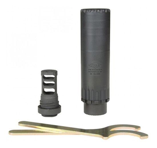 Yankee Hill Machine YHM Resonator K QD Suppressor .30 Cal Stainless Steel/C view 4