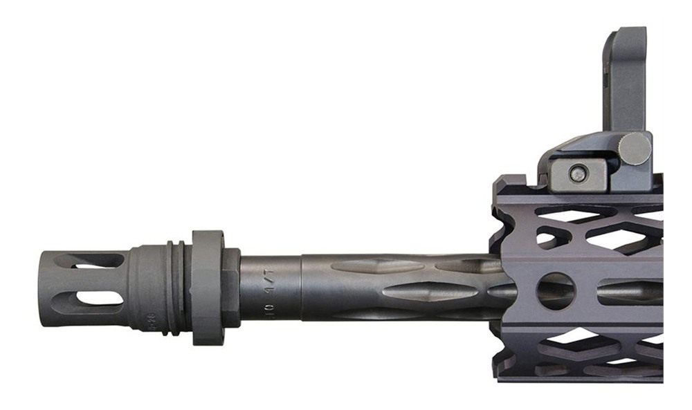 Yankee Hill Machine 431524A Mini QD Flash Hider Black Phosphate Steel with