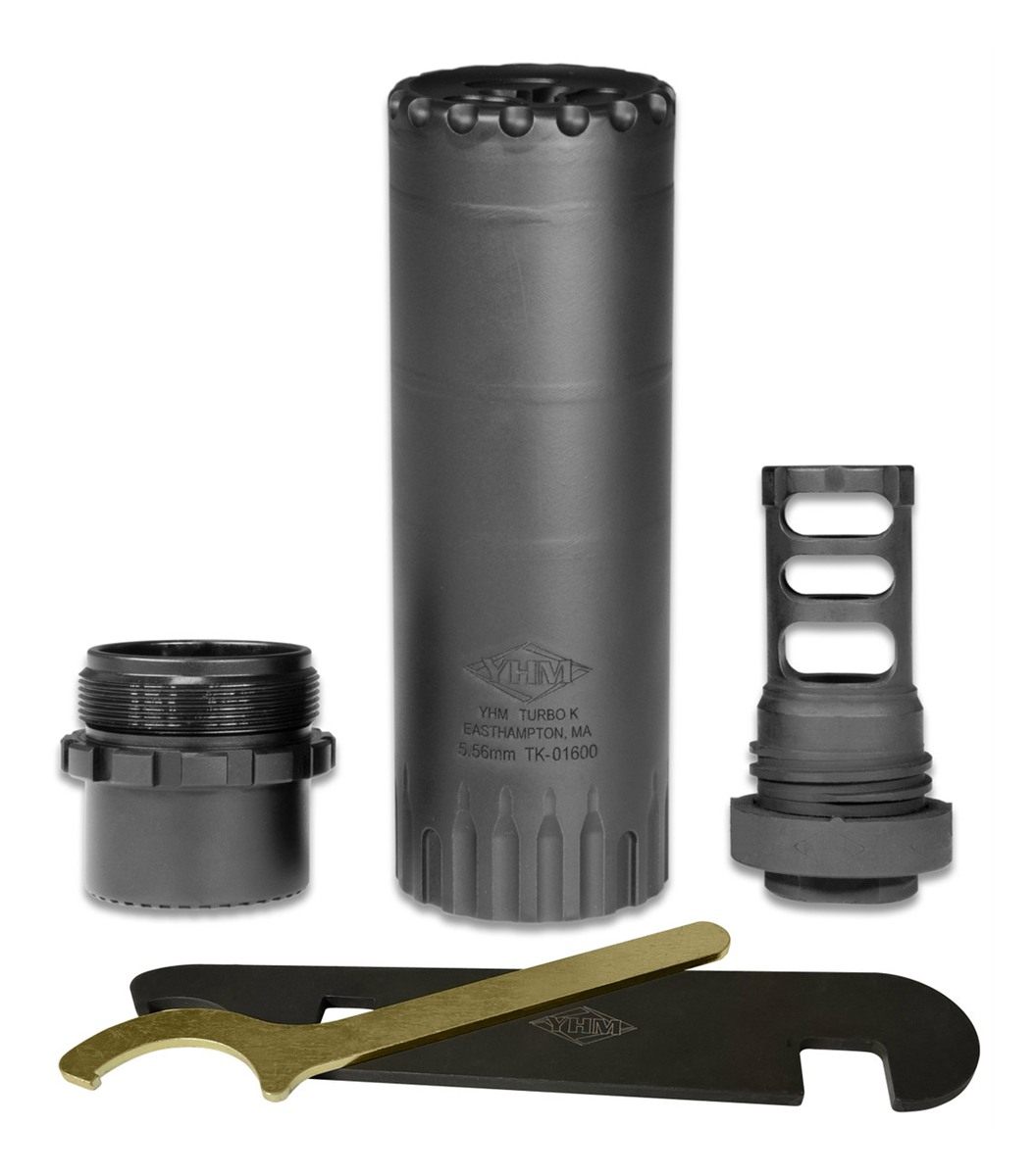 Yankee Hill Machine YHM Turbo K-RB 5.56mm QD Suppressor with Muzzle Brake S