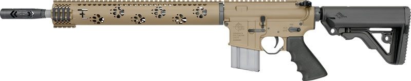 Rock River Arms RRA LAR15 PREDATOR2 223 Wylde 6 POS STK 16in BBL TAN view 2