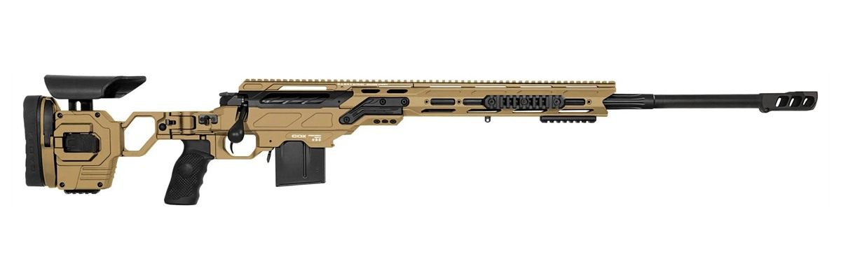 Cadex CDX33LITE33827BR30I2D3 Lite 338 Lapua Mag 5+1 27in Black DLC Fluted T
