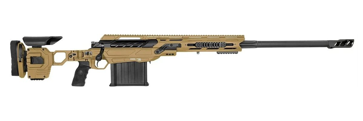 Cadex CDX50DUAL5029BR40I2J5N Tremor 50 BMG 5+1 29in Black DLC Match Grade T