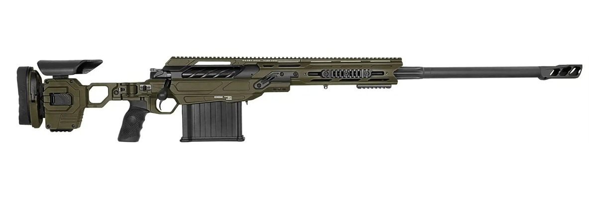 Cadex CDX50DUAL5029BR40I2J5N Tremor 50 BMG 5+1 29in Black DLC Match Grade T