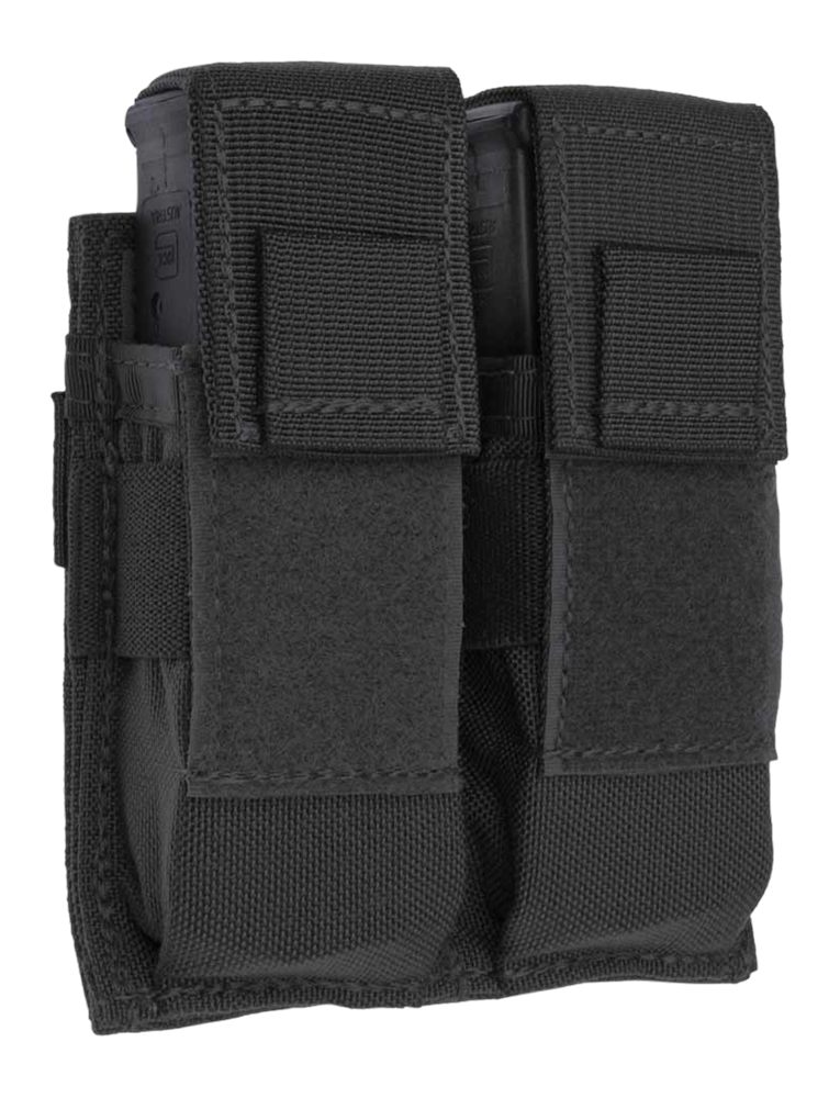 Tac Shield T3602BK Double Universal Pistol Molle Pouch Black