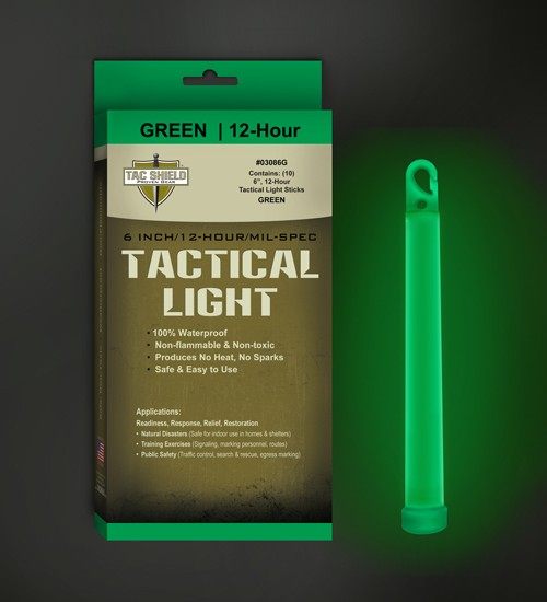 Tac Shield Unisex Adult Top Light Stick, Green, 6 US view 2