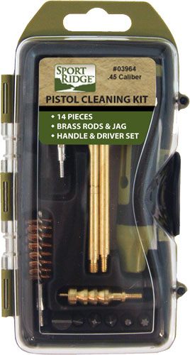 Military Products TacShield Sport Ridge 14pc Pistol Cleaning Kit Hard Case