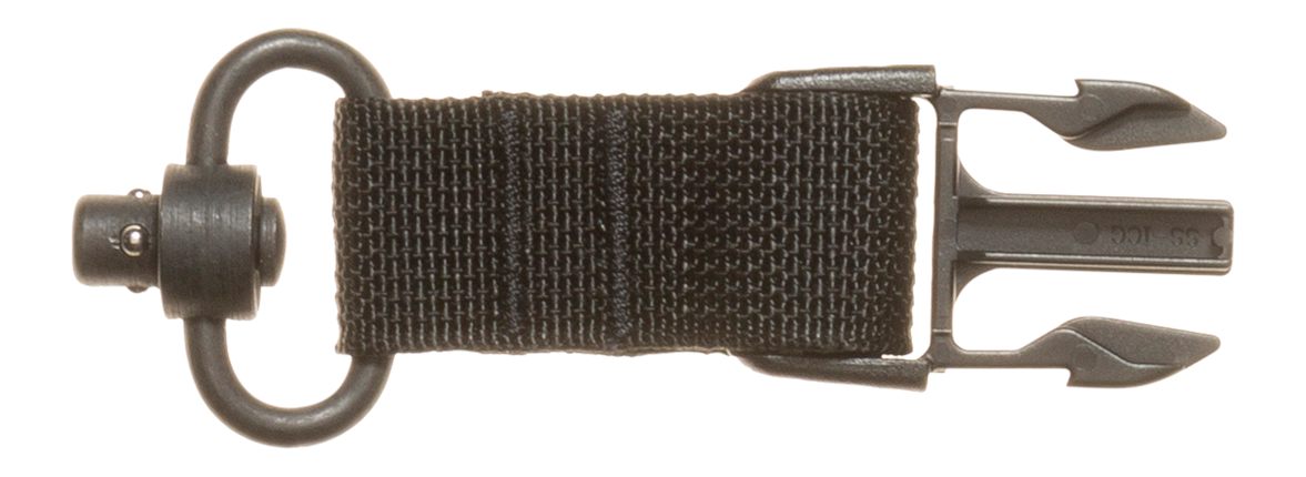 Tacshield T6093BK QD Sling Attachment for Push Button Black Webbing