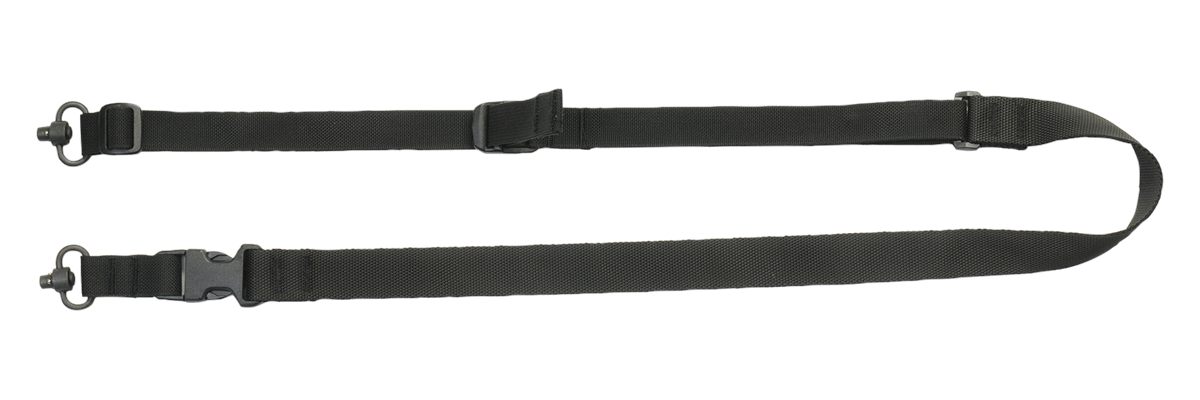 Tac Shield 2 Point QD Sling w/Fast Adjust, Black, 1 1/4in