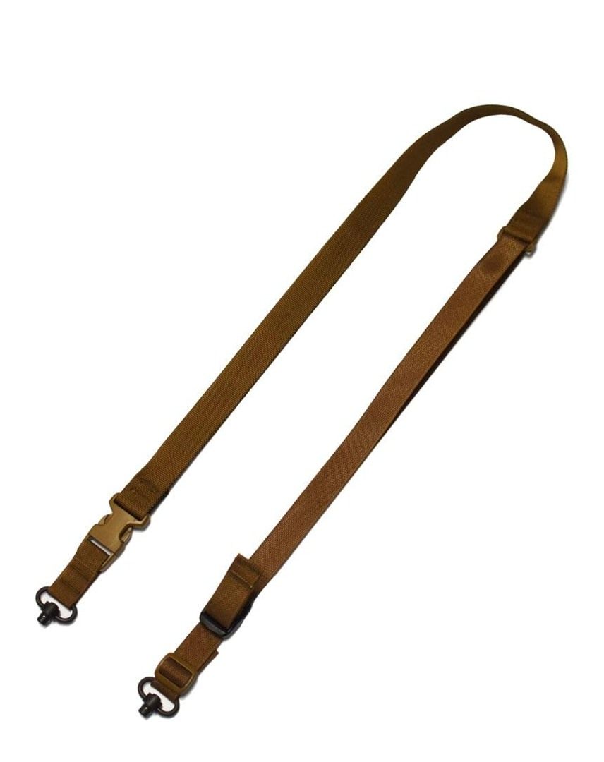 Tac Shield 2 Point QD Sling w/Fast Adjust, Coyote, 1 1/4in view 2