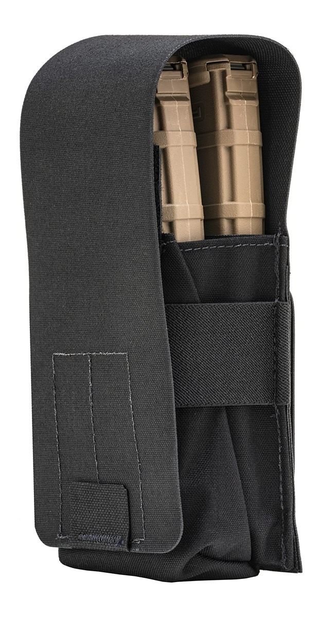 Tac Shield T3561BK RZR MOLLE Stacked Rifle Mag Pouch, Black, Double