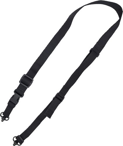 TAC SHIELD SLING 2N1 WARRIOR QD PUSH BUTTON SWIVEL BLACK
