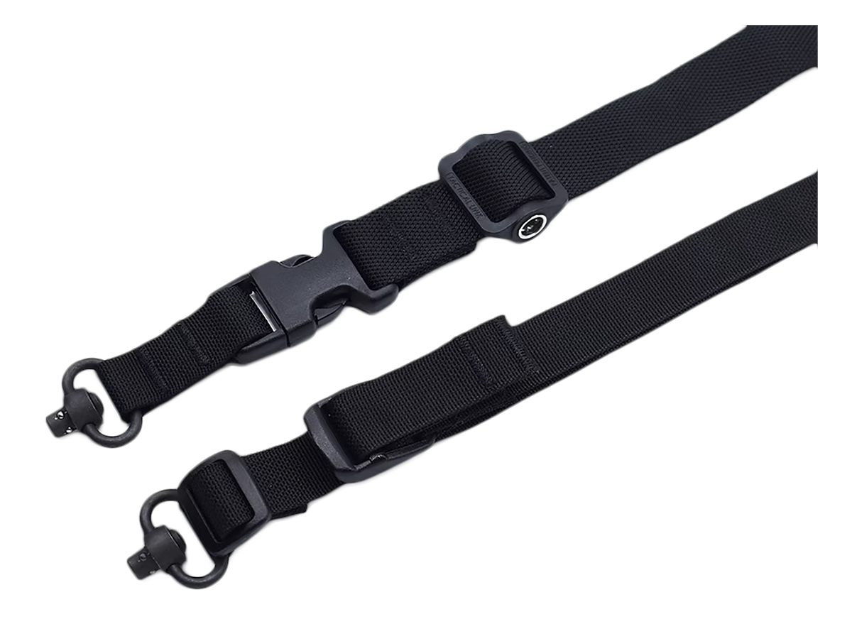 Tac Shield Warrior 2n1 Sling Padded Web Quick Adjuster QD Push Button Swive