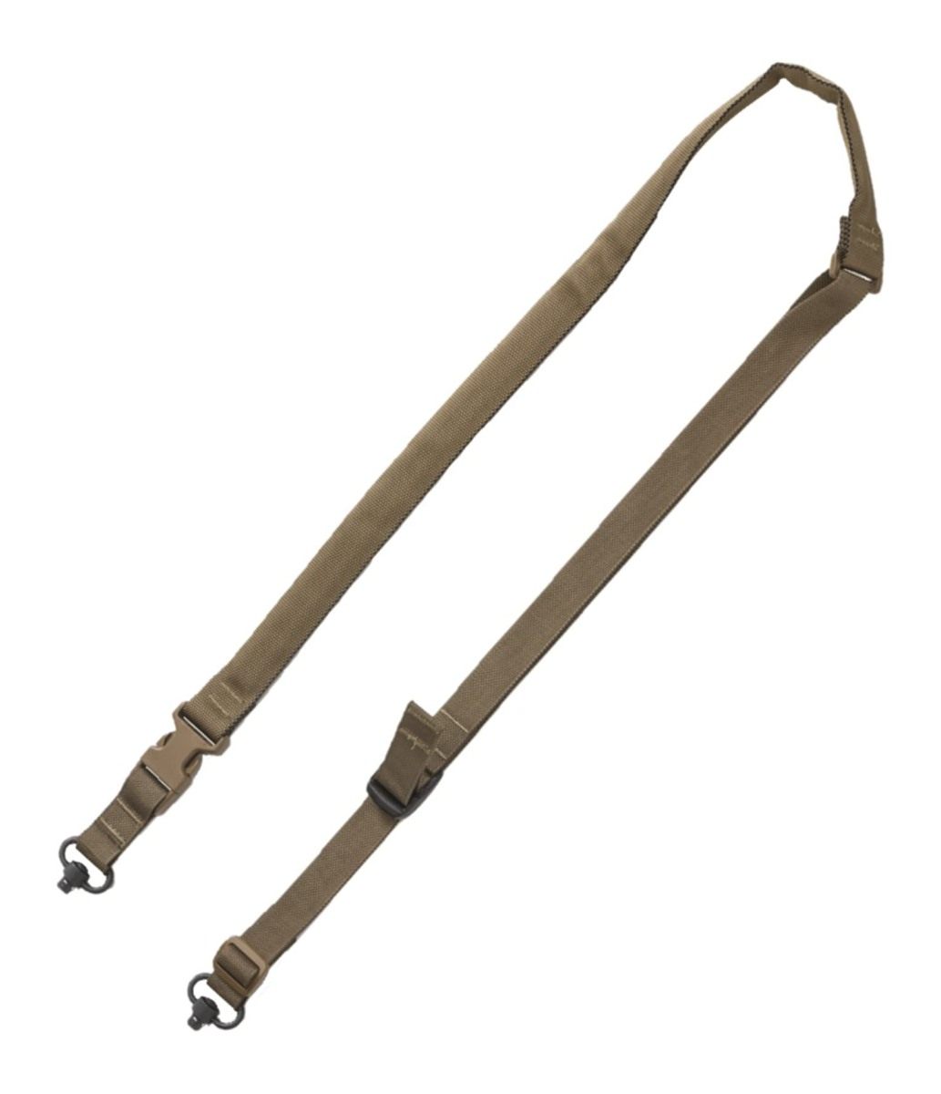 Tac Shield 2-Point Padded QD Push Button Swivel Sling, Coyote (T6045CY)