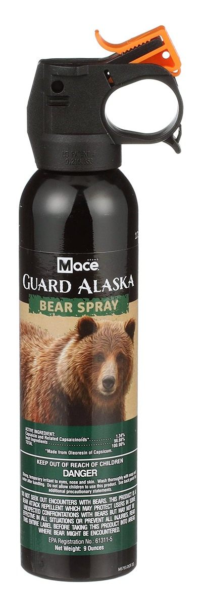 Mace Guard Alaska Bear Spray 20 Foot Range 260 Gram Self-Defense 00153