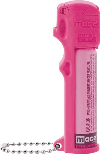 Mace Pepper Spray Personal Model KEY Chain Neon Pink 18G