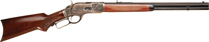 Cimarron 1873 Deluxe 38-40 20in OCT. CC/Blued Pistol Grip