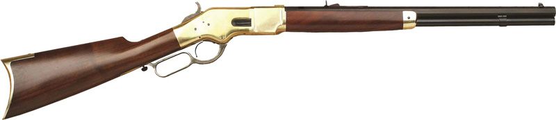 Cimarron 1866 Yellowboy 44SP 20in Octagon Brass/Blued Walnut