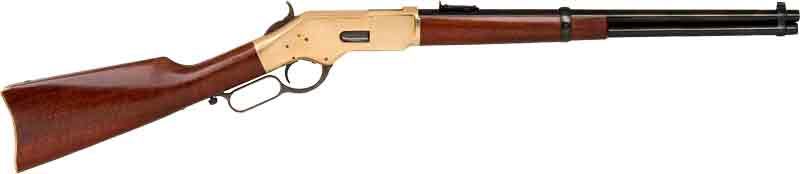 Cimarron 1866 Yellowboy 45LC 19in W/ Saddle Ring BRS Recvr Blued BBL