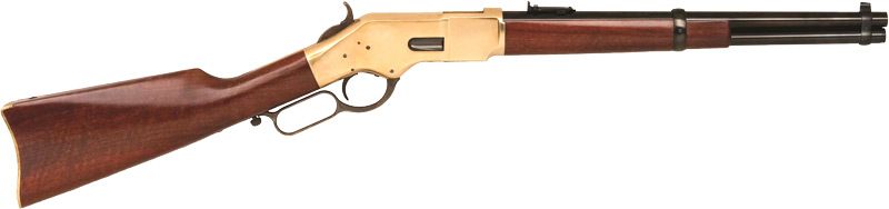 Cimarron 1866 Yellowboy Trapper 45COLT 16in Round BBL, Color Case/Walnut St