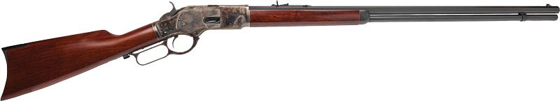 Cimarron 1873 Long Range 45LC 30in Octagon CC/Blued Walnut