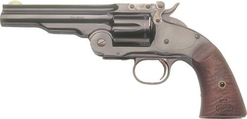 Cimarron NO.3 Schofield 38SPC 5in FS Blued Walnut