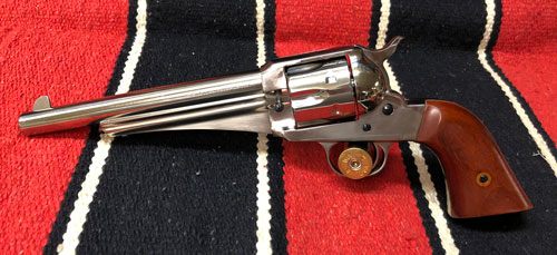 Cimarron 1875 Outlaw 45LC FS 7.5in Nickel Walnut view 2