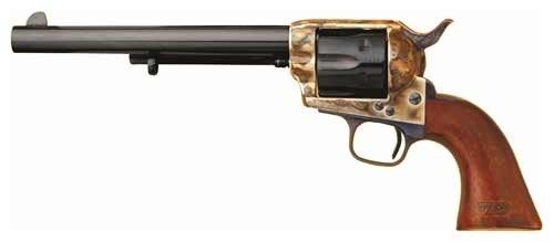 Cimarron 7TH Cavalry 45LC FS 7.5in CC/Blued Walnut view 2